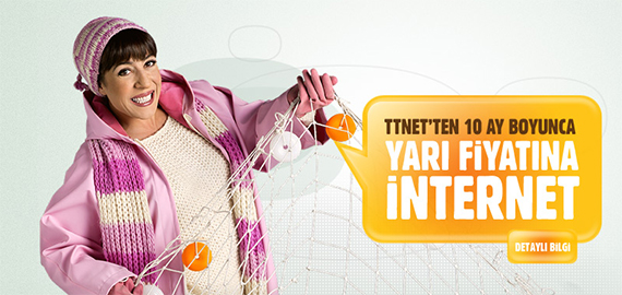 Yarı Fiyatına İnternet
